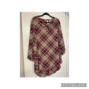 Plaid blouse